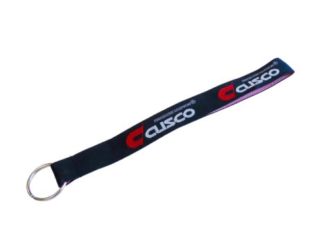 Cusco Keychain with Ring - Black Strap with Cusco Logo
