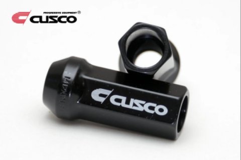 Cusco Universal Wheel Lug Nut Set M12 x P1.5mm - Black (16pcs)