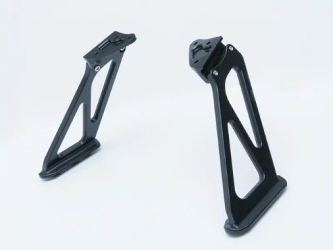 Cusco 23+ Honda Civic Type-R (FL5) Bolt-on/OE Replacement High Position Rear Wing Stay/Bracket Set