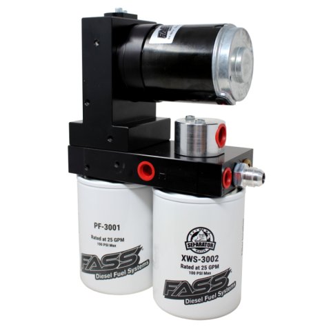 FASS Class 8 165gph/16-18psi Titanium Signature Series Fuel Air Separation System TS 165G