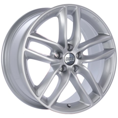 BBS SX 19x8.5 5x114.3 ET45 Sport Silver Wheel -82mm PFS/Clip Required