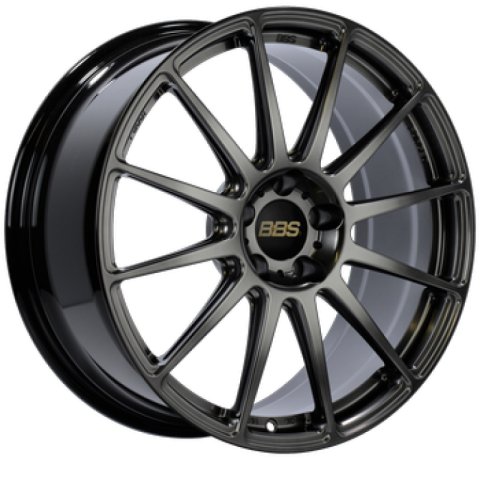BBS FS 19x9.5 5x112 ET45 Diamond Black Wheel -82mm PFS/Clip Required