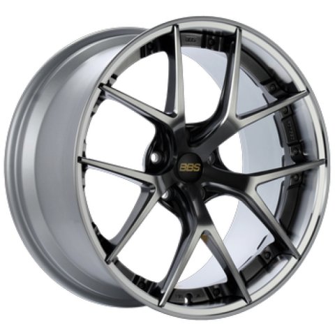 BBS RI-S 20x9 5x112 ET34 Diamond Black Center / Diamond Cut Lip Wheel -82mm PFS/Clip Required
