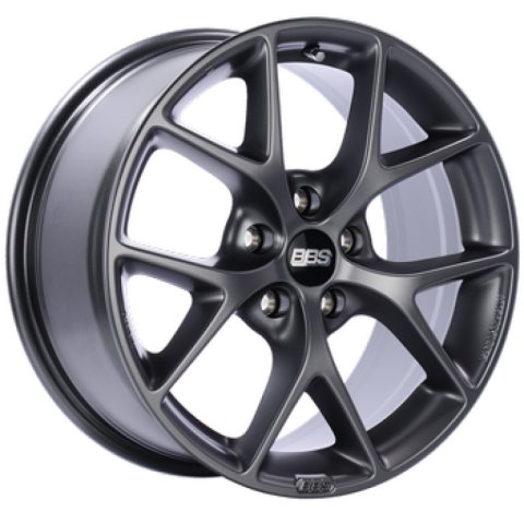 BBS SR 19x8.5 5x114.3 ET35 Satin Grey Wheel -82mm PFS/Clip Required