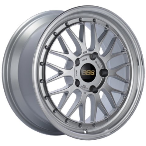 BBS LM 20x10 5x112 ET22 Diamond Silver Center / Diamond Cut Lip Wheel PFS/Clip Required