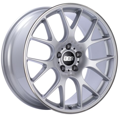BBS CH-R 20x9 5x120 ET24 Brilliant Silver Polished Rim Protector Wheel -82mm PFS/Clip Required