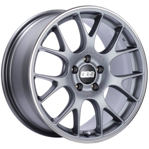 BBS CH-R 18x9 5x120 ET44 Brilliant Silver Polished Rim Protector Wheel -82mm PFS/Clip Required