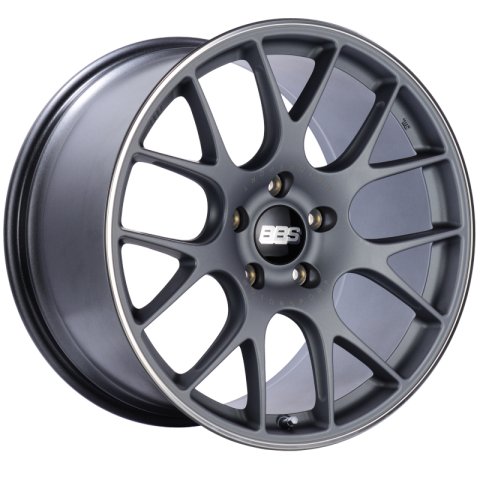 BBS CH-R 20x11.5 5x130 ET47 CB71.6 Satin Titanium Polished Rim Protector Wheel