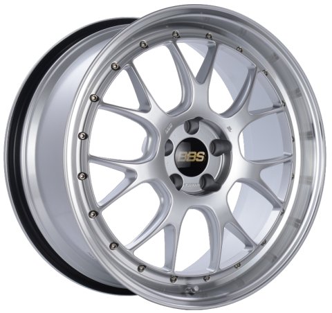 BBS LM-R 20x9.5 5x114.3 ET40 CB66 Diamond Silver Center Diamond Cut Lip Wheel