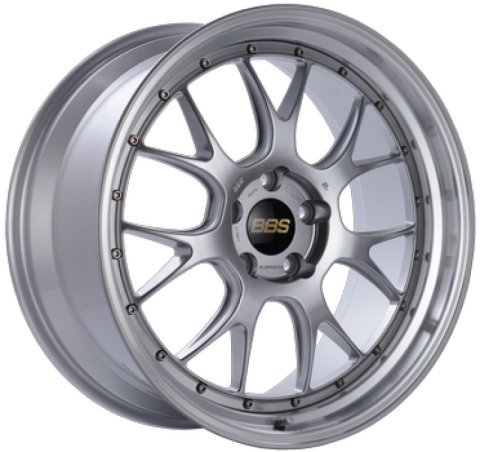 BBS LM-R 19x9.5 5x130 ET40 CB71.6 Diamond Silver Center Diamond Cut Lip Wheel