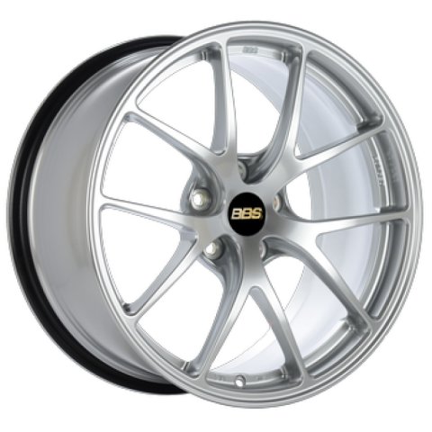 BBS RI-A 19x9 5x130 ET50 CB71.6 Diamond Silver Wheel -82mm PFS/Clip Required