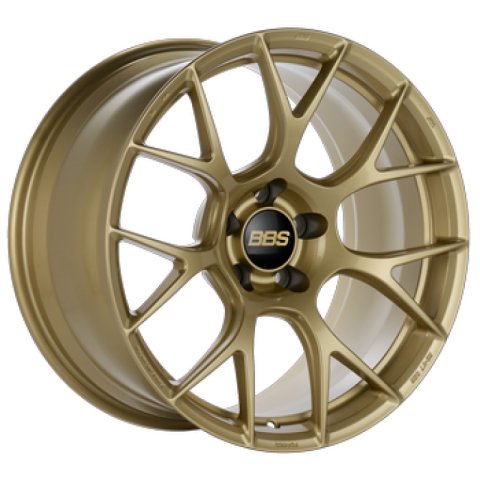 BBS RE-V7 19x10 5x120 ET22 PFS Gloss Gold Wheel - 82mm PFS/Clip Required
