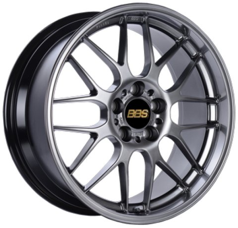 BBS RG-R 17x7.5 5x100 ET35 PFS Diamond Black Wheel -82mm PFS/Clip Req