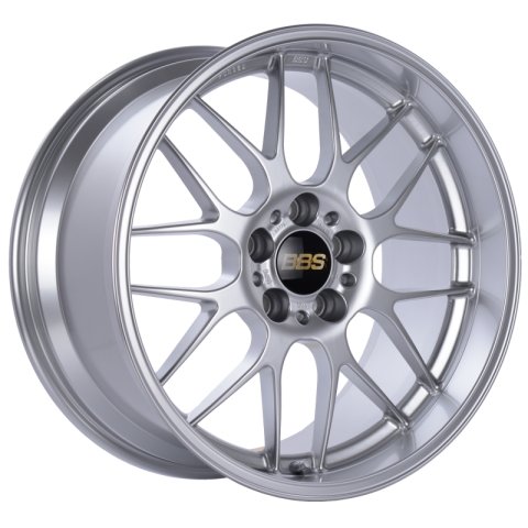 BBS RG-R 19x10 5x120 ET25 PFS Diamond Silver Wheel -82mm PFS/Clip Req