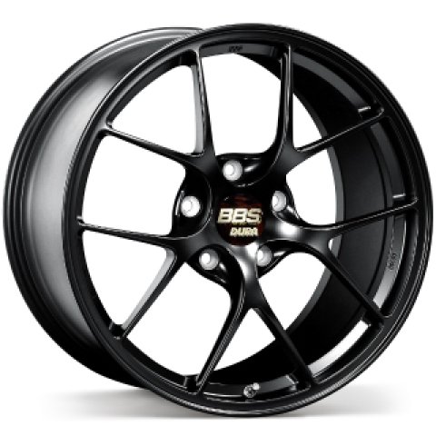 BBS RI-D 20x9.5 5x112 ET10 82mm Matte Black Wheel 82mm PFS Ring/Clip Required