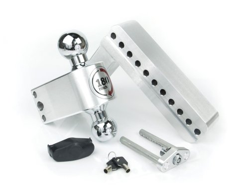 Weigh Safe 180 Hitch 8in Drop Hitch & 2in Shank (10K/12.5K GTWR) - Aluminum