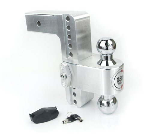 Weigh Safe 180 Hitch 8in Drop Hitch & 2.5in Shank (10K/18.5K GTWR) - Aluminum