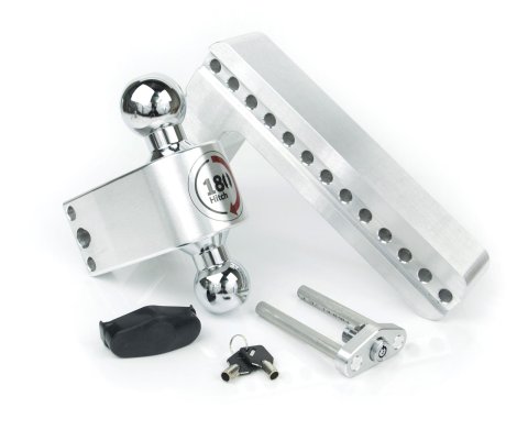 Weigh Safe 180 Hitch 10in Drop Hitch & 2.5in Shank (10K/18.5K GTWR) - Aluminum