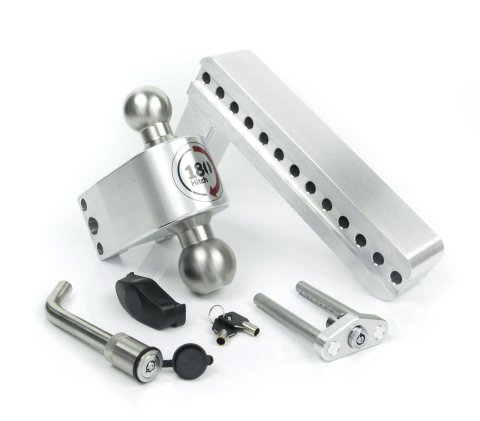 Weigh Safe 180 Hitch 10in Drop Hitch & 2in Shank (10K/12.5K GTWR) w/WS05 - Aluminum