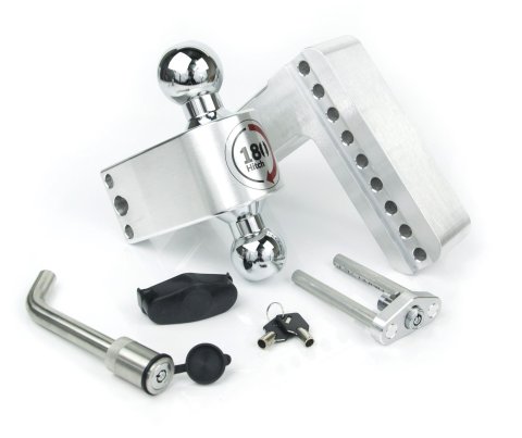Weigh Safe 180 Hitch 6in Drop Hitch & 2.5in Shank (10K/18.5K GTWR) w/WS05 - Aluminum