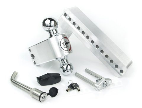 Weigh Safe 180 Hitch 10in Drop Hitch & 2.5in Shank (10K/18.5K GTWR) w/WS05 - Aluminum