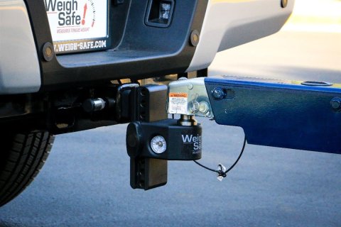 Weigh Safe 6in Drop Hitch w/Built-in Scale & 2.5in Shank (10K/22K GTWR) w/WS05 - Steel