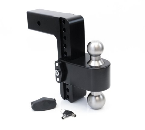 Weigh Safe 180 Hitch 8in Drop Hitch & 2.5in Shank (10K/18.5K GTWR) w/WS05 - Black Cerakote