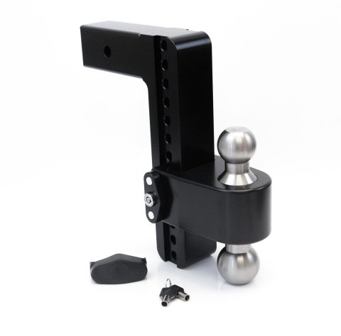Weigh Safe 180 Hitch 10in Drop Hitch & 2.5in Shank (10K/18.5K GTWR) w/WS05 - Black Cerakote