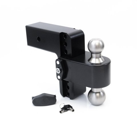 Weigh Safe 180 Hitch 6in Drop Hitch & 3in Shank (10K/21K GTWR) w/WS05 - Black Cerakote