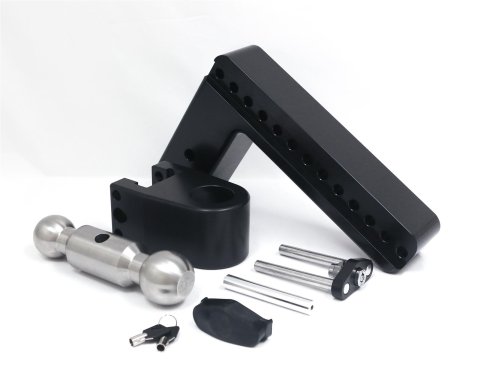 Weigh Safe 180 Hitch 10in Drop Hitch & 3in Shank (10K/21K GTWR) w/WS05 - Black Cerakote