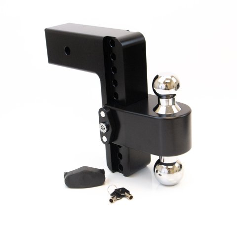 Weigh Safe 180 Hitch 8in Drop Hitch & 3in Shank (10K/21K GTWR) w/WS05 - Black Cerakote