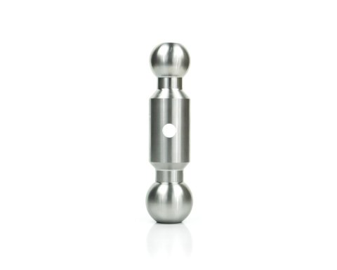 Weigh Safe 180 Hitch 1-7/8in x 2in Combo Ball (7.5K/10K GTWR) - Stainless Steel