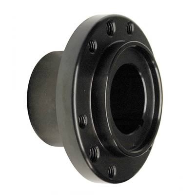 ATI Crank Hub - Steel - Chevy SB Snout w/BBC Seal Dia - 6 Bolt Chrysler - Dual 3/16 Keys - Blower