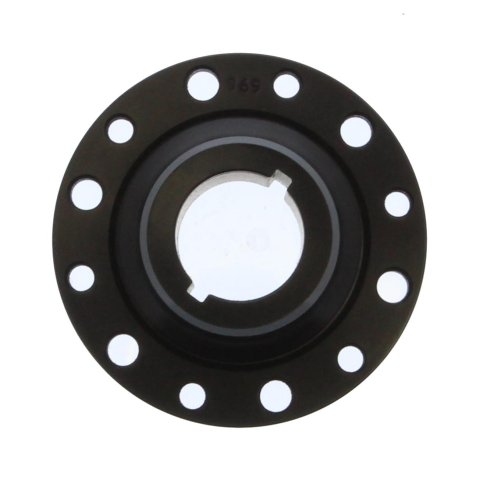 ATI Crank Hub - Steel - Chevy SB V8 - 1.940 Seal Dia - (2) 3/16 Keys - SBc - 6-Bolt - 3/8-16