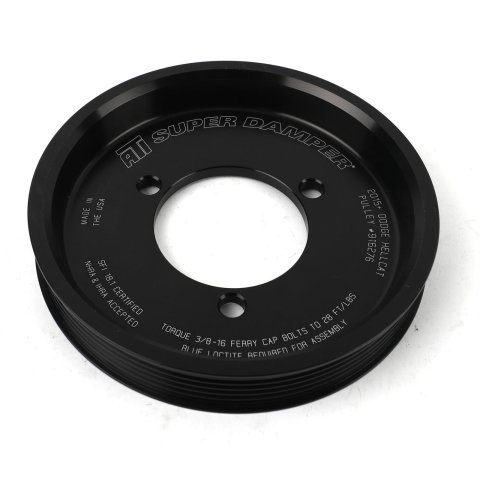 ATI Pulley - Drive - 6 - Alum - Grv 2015+ Dodge Hellcat & 2018 Demon