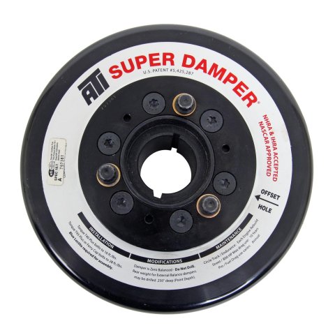 ATI Damper - 8.074in - Steel - Chevy BB - w/2nd 1/4 Key - 3 Ring - 1Pc