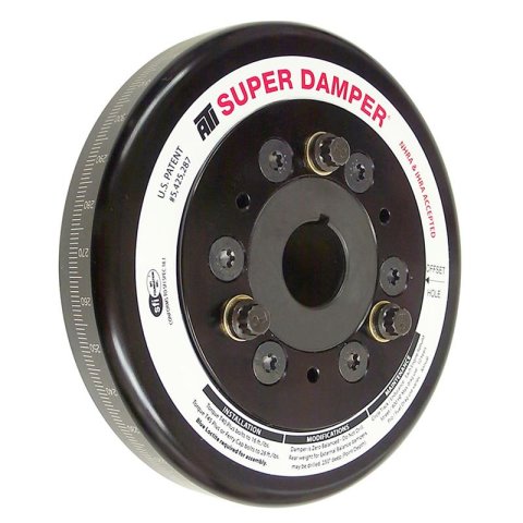 ATI Damper - 7.074in - Alum - Chrysler A V8 - 318-360 - OEM Frt - 2 Ring