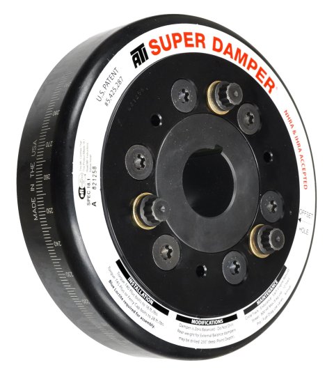 ATI Damper - 6.325in - Alum - Chevy SB / 90 Deg V6 - Pont 4 Cyl - 3 Ring