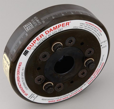ATI Damper - 6.325in - Steel - Chevy SB / 90 Deg V6 - Pont 4 Cyl - 3 Ring