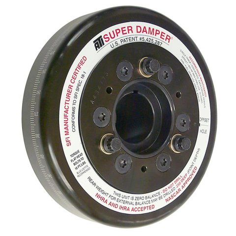 ATI Damper - 7.074in - Steel - Chevy SB - w/BB 1.600 Snout - C-Bore Front - 3 Ring