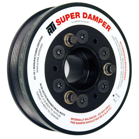 ATI Damper - 5.67in - Alum - 6 Grv - Ford 4.6 Cobra - 96-04 - 16 Percent UD Size