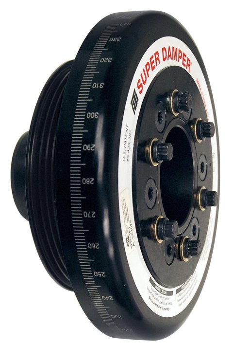 ATI Damper - 7.074in - Alum LW - Honda B - Race Damper - 4 Grv Steel Hub - 2 Ring