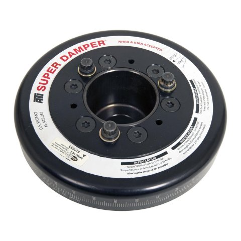 ATI Damper - 7.074in - Alum - Nissan V6 350Z VQ35 - 4 Grv Rear Pulley - Race - 2 Ring
