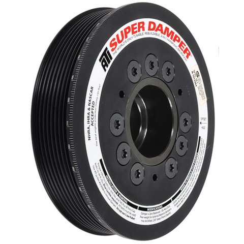 ATI Damper - 6.73in - Alum - 8 Grv - LS7 - Y Body - Gen 5 Z28 - LS3 - 10 Per UD - No A/C - 3 Ring