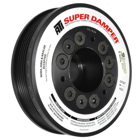 ATI Damper - 5.67in - Alum - 6/4 Grv - 25 Percent UD - No A/C - LS1/2/3/6 - 97-13 Y Body - 3 Ring