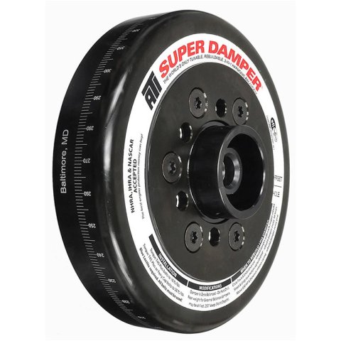 ATI Damper - 7.074in - Steel - Chevy BB - Chrysler Front - w/Blower - 6 Bolt - 3 Ring - 2nd 1/4 Key