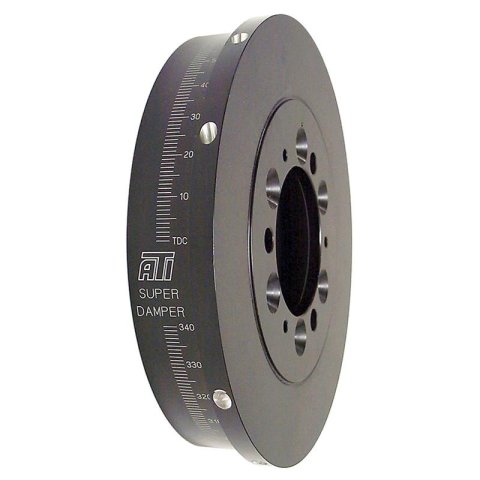 ATI Damper - 7.074in - Steel - Chevy SB / 90 Deg V6 - w/BB 1.60 Snout - w/Blower & Ign Trigger Pilot