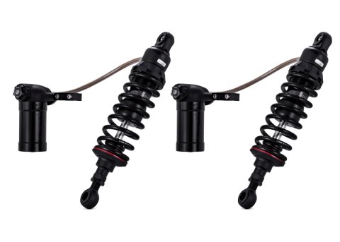 Progressive Harley-Davidson Bagger 990 Series Shocks 12.0in Heavy Duty - Black