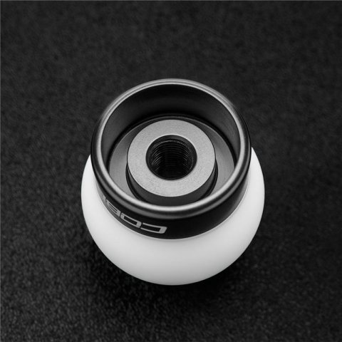 Cobb Ford Mustang Shift Knob White with Black Base