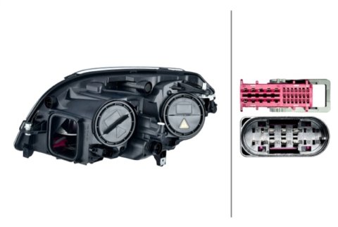 Hella 2012-2015 Mercedes-Benz GLK250 Headlight Assembly